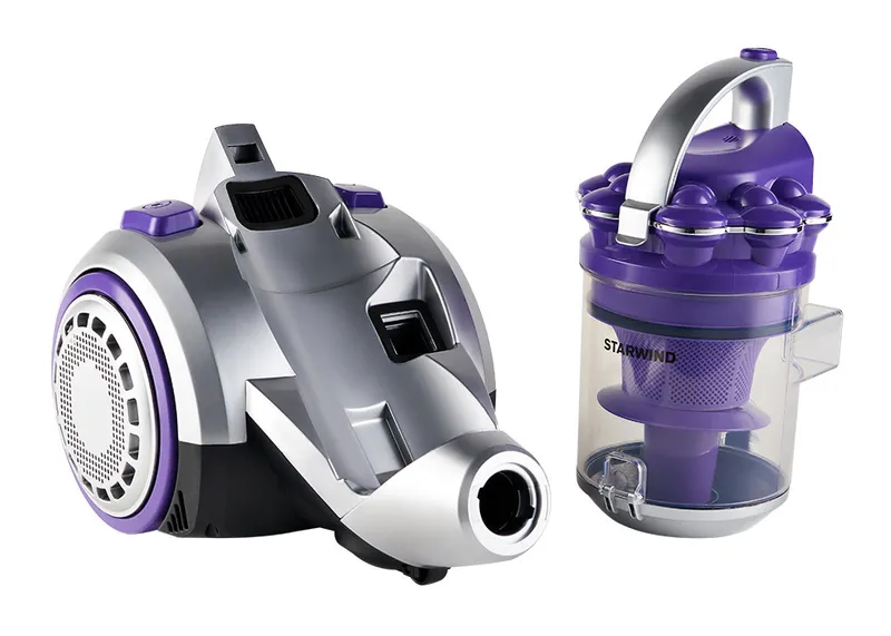 Пылесос Starwind SCV3450 2500Вт фиолетовый/серебристый