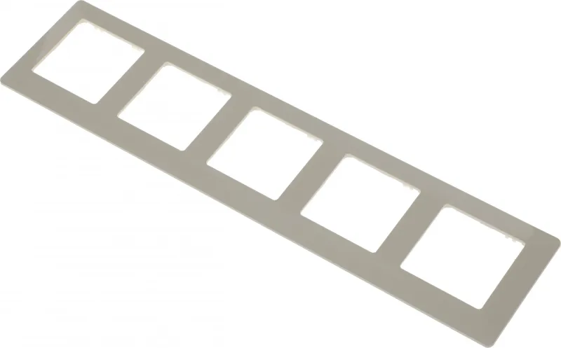 Рамка Legrand Valena Life 754045 накладная 5x горизонтальный монтаж поликарбонат слоновая кость