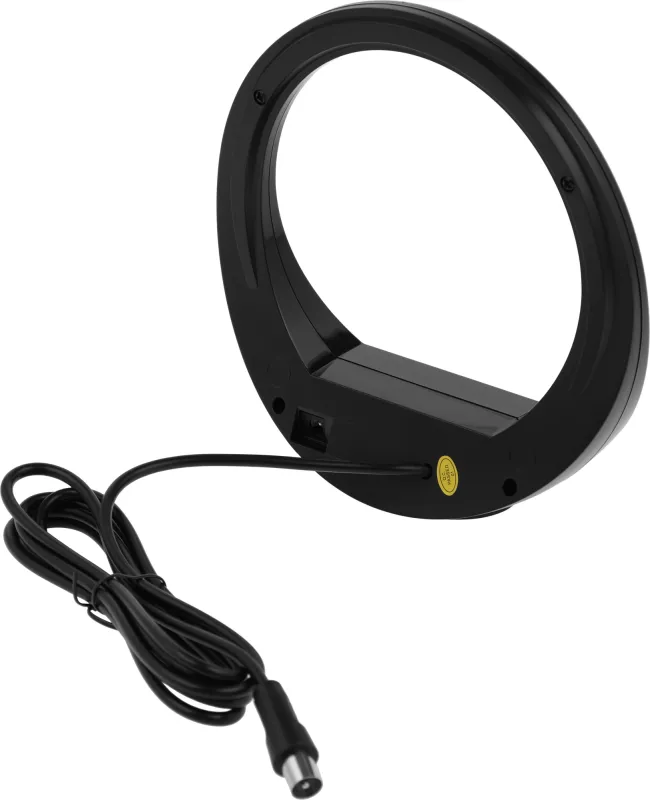 Антенна телевизионная Gal AR-458 32дБ активная черный каб.:1.4м