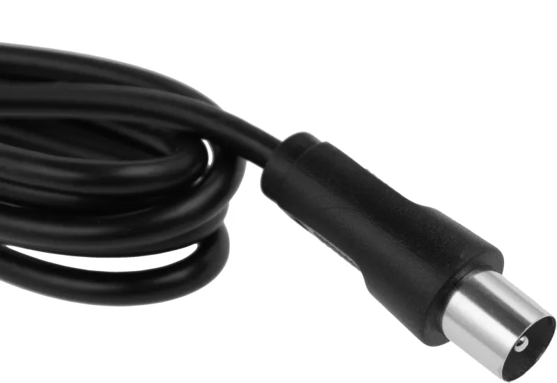 Антенна телевизионная Gal AR-458 32дБ активная черный каб.:1.4м