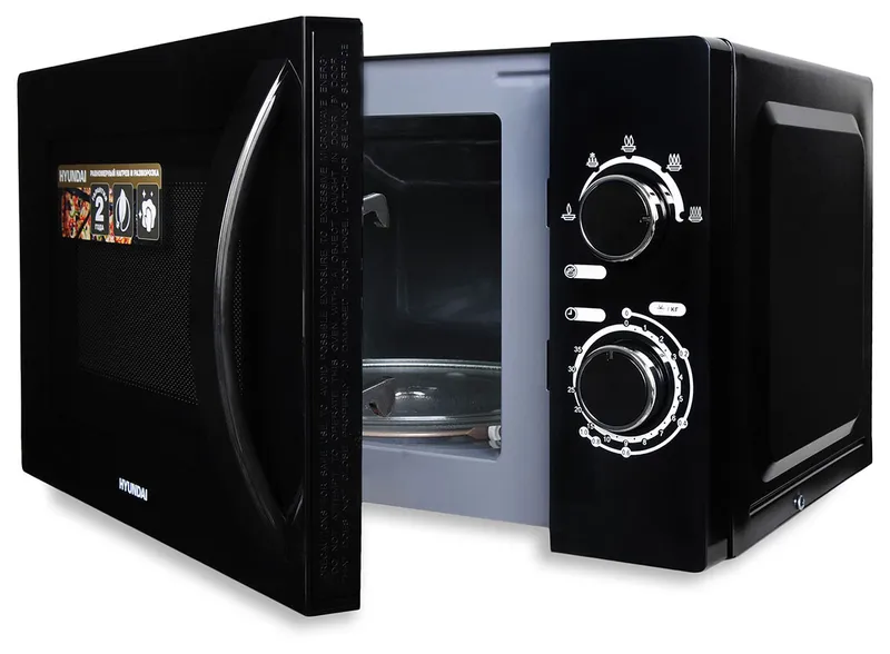 Микроволновая Печь Hyundai HYM-M2063 20л. 700Вт черный/хром