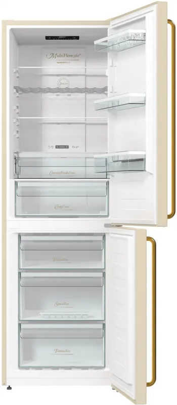 Холодильник Gorenje NRK6192CLI бежевый (двухкамерный)