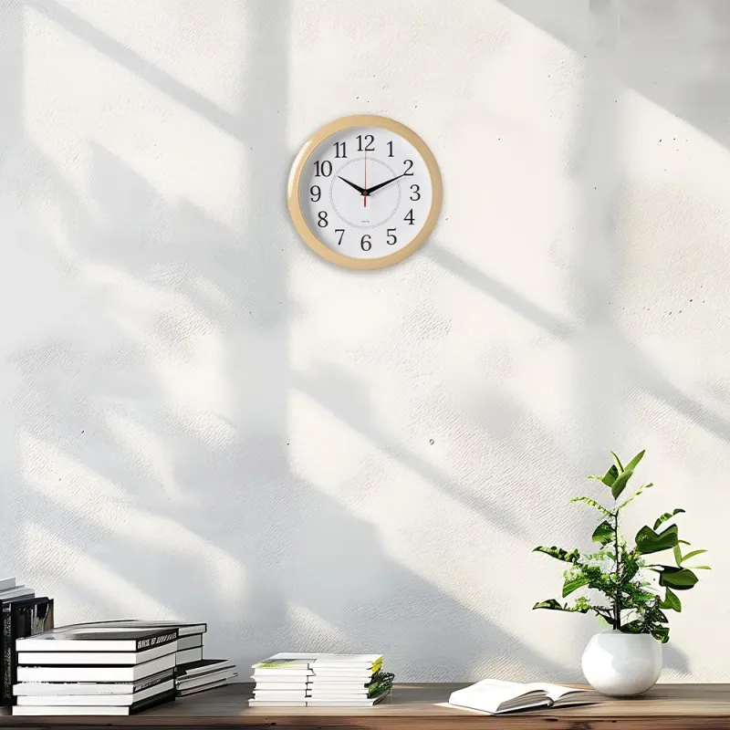 Часы настенные аналоговые Бюрократ WALLC-R88P D29см бежевый/белый (WALLC-R88P29/IVORY)