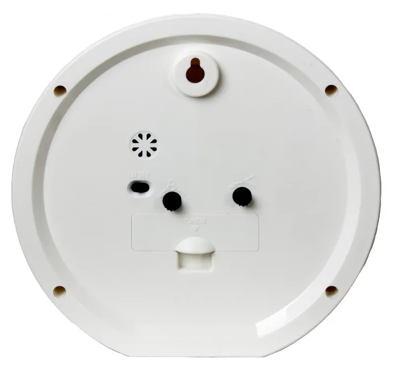 Часы настенные аналоговые Бюрократ Alarm-R15P D15см бежевый (ALARM-R15P/IVORY)