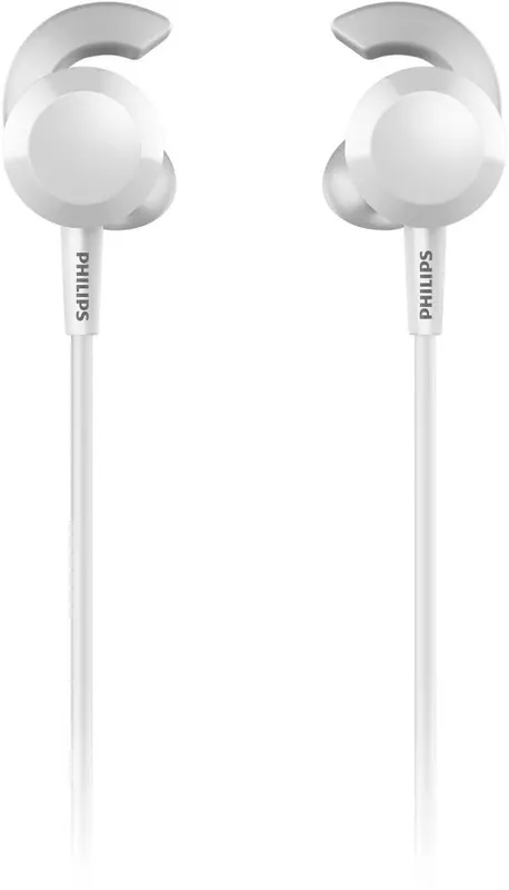 Гарнитура вкладыши Philips TAE4205WT/00 белый беспроводные bluetooth в ушной раковине