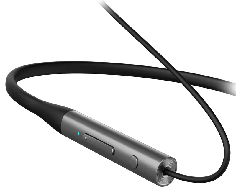 Гарнитура вкладыши Edifier W310BT 0.5м черный/серый беспроводные bluetooth шейный обод