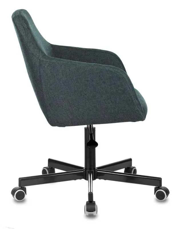 Кресло Бюрократ CH-380M синий шторм 38-416 крестов. металл