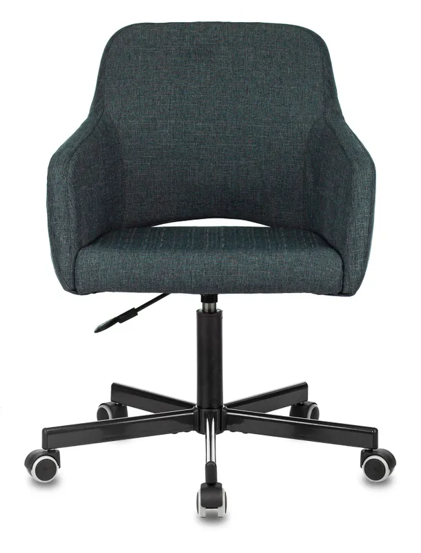 Кресло Бюрократ CH-380M синий шторм 38-416 крестов. металл