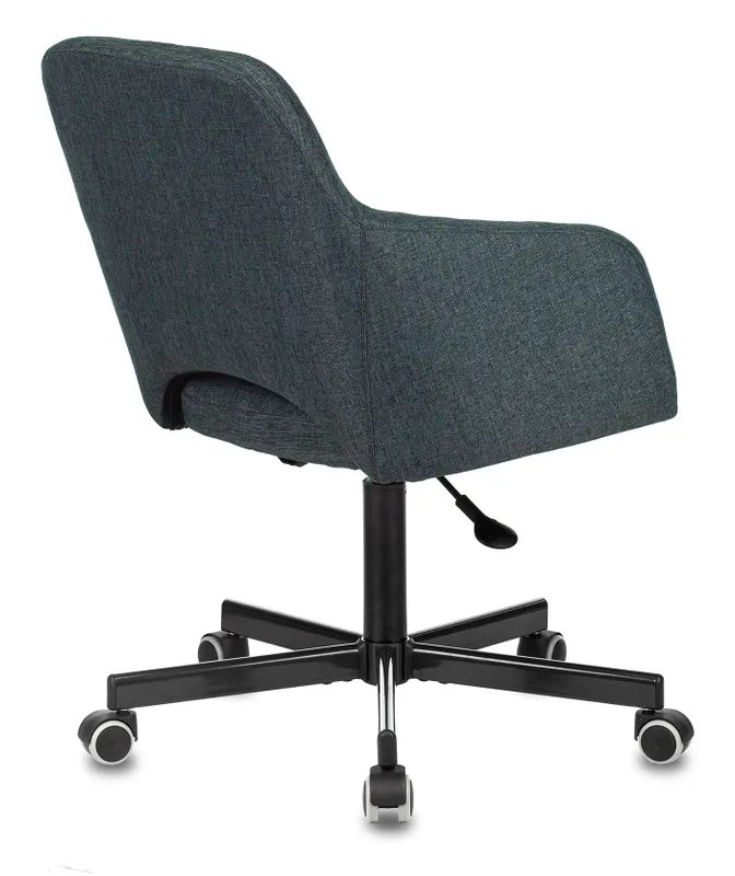 Кресло Бюрократ CH-380M синий шторм 38-416 крестов. металл