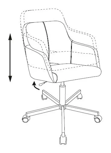 Кресло Бюрократ CH-380M миндальный каппучино 38-402 крестов. металл