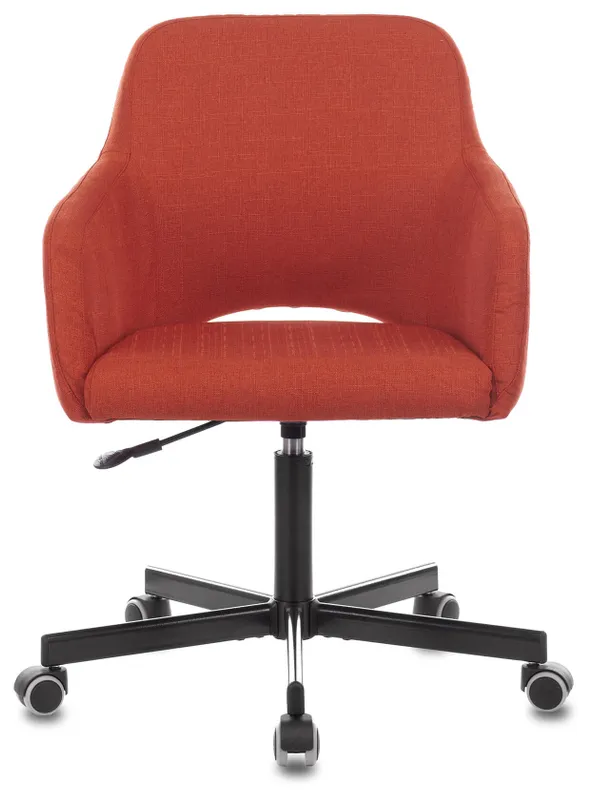 Кресло Бюрократ CH-380M теплый кирпич 38-409 крестов. металл