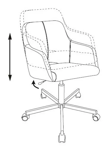 Кресло Бюрократ CH-380M теплый кирпич 38-409 крестов. металл