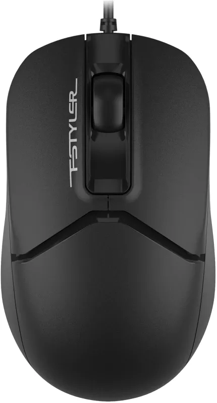 Мышь A4Tech Fstyler FM12S черный оптическая (1200dpi) silent USB (3but)