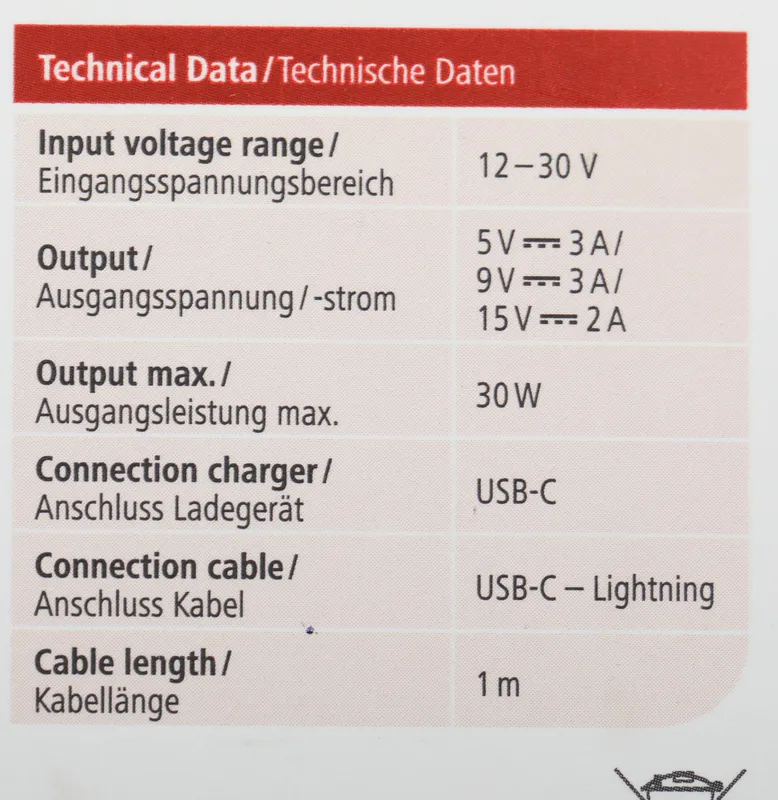 Комплект зар./устр. Hama H-183317 3A (PD) USB Type-C для Apple белый (00183317)