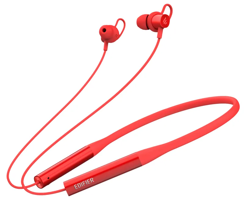 Гарнитура вкладыши Edifier W310BT 0.5м черный/серый беспроводные bluetooth шейный обод