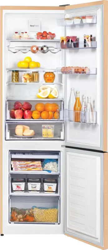 Холодильник Beko RCNK400E20ZSB бежевый (двухкамерный)