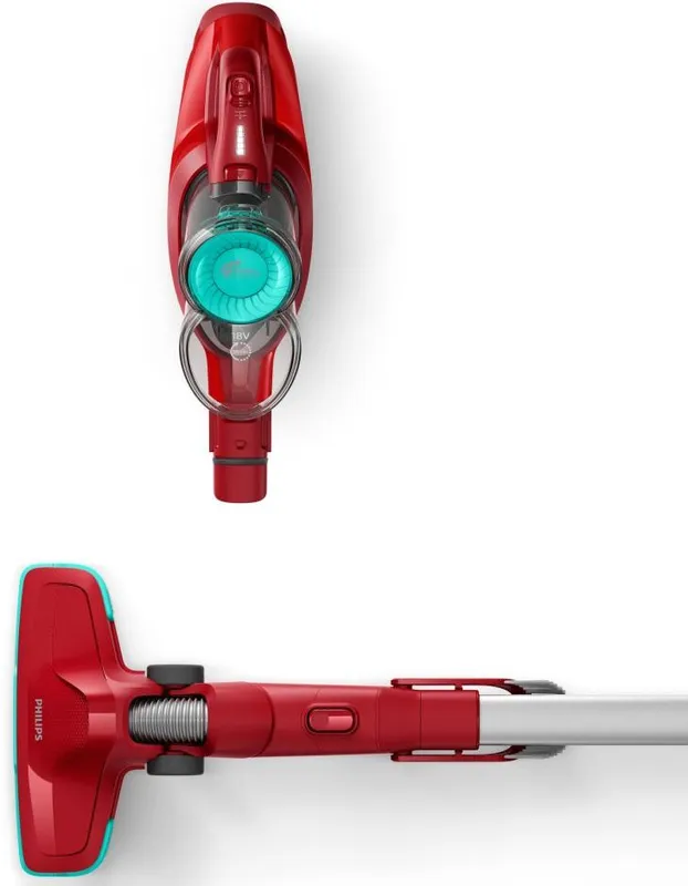 Пылесос ручной Philips FC6721/01 красный/серебристый