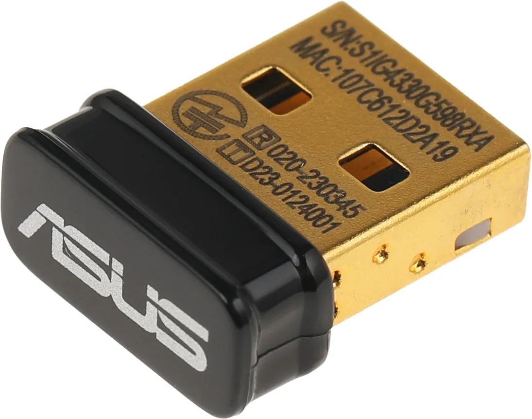 Адаптер ASUS USB-BT500 // Bluetooth 5.0 USB Adapter ; 90IG05J0-MO0R00