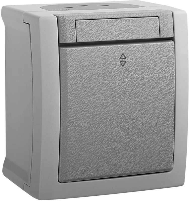 Переключатель Panasonic Pacific откр. 1кл. IP54 серый матовый (упак.:1шт) (WPTC40032GR-RU)