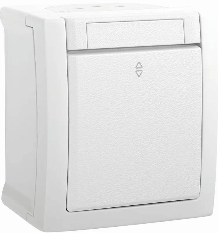 Переключатель Panasonic Pacific откр. 1кл. IP54 белый матовый (упак.:1шт) (WPTC40032WH-RU)