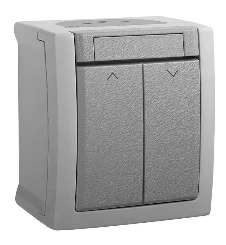 Выключатель Panasonic Pacific откр. 1кл. IP54 серый матовый (упак.:1шт) (WPTC40222GR-RU)