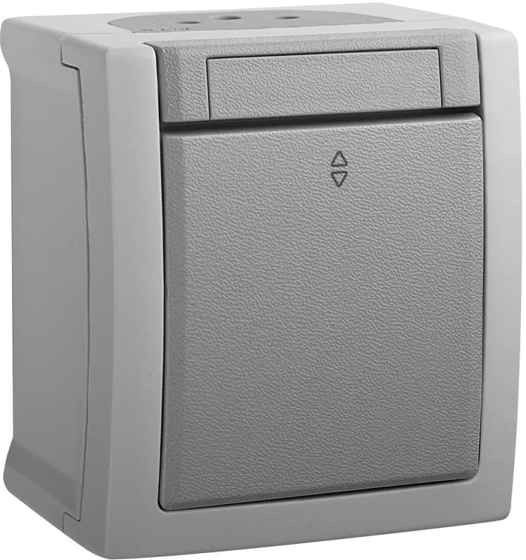 Переключатель Panasonic Pacific откр. 1кл. IP54 серый матовый (упак.:1шт) (WPTC51032GR-RU)