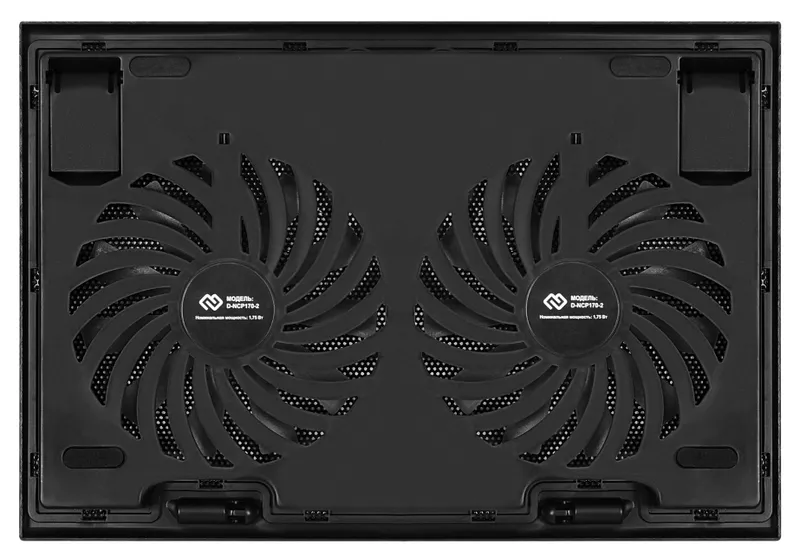 Подставка для ноутбука Digma D-NCP170-2 17"390x270x27мм 20дБ 2xUSB 2x 150ммFAN 600г черный