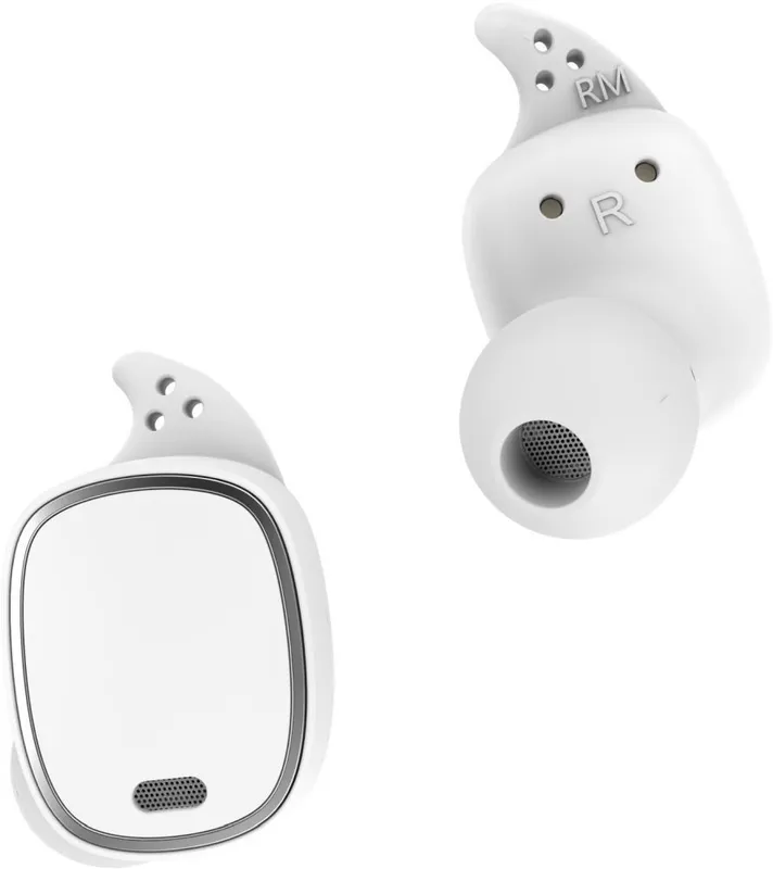 Гарнитура вкладыши Geozon G-Sound Cube серебристый/белый беспроводные bluetooth в ушной раковине (G-S02SVR)