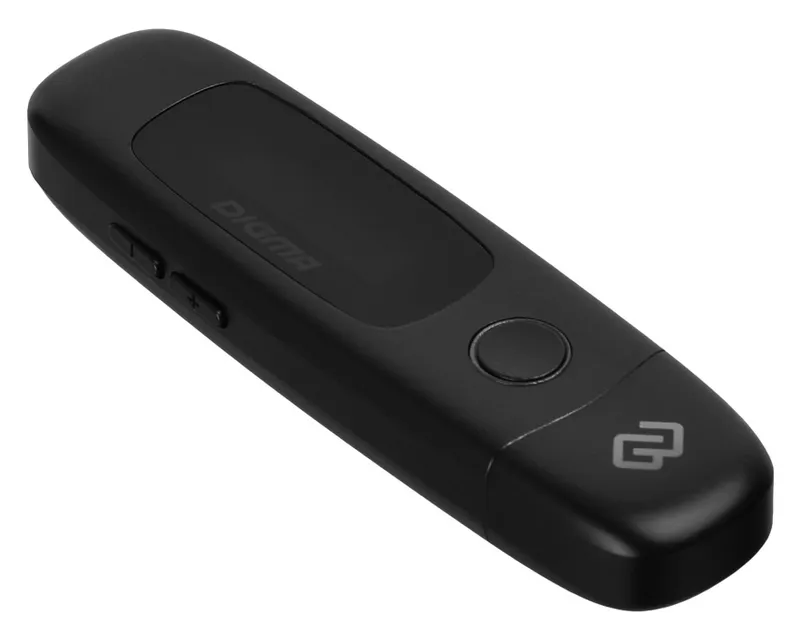 Плеер Flash Digma U4 8Gb черный/0.91"/FM/microSDHC