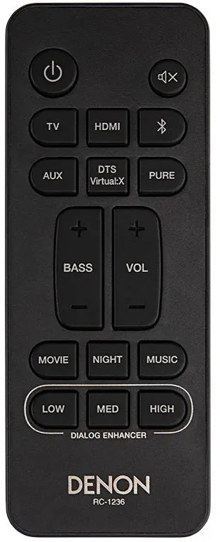 Саундбар Denon DHTS216BKE2 2.1 120Вт черный