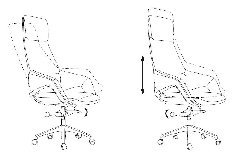 Кресло руководителя Бюрократ _DAO-2 черный кожа с подголов. крестов. алюминий