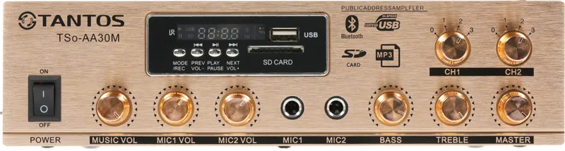 Усилитель Tantos TSo-AA30M выход 100Вт / 30Вт (00-00025068)