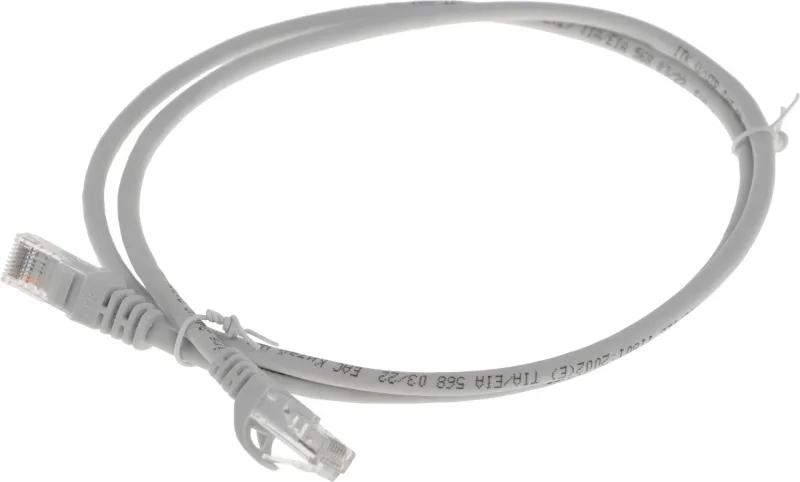 Патч-корд ITK PC01-C5EU-1M UTP RJ-45 вил.-вилка RJ-45 кат.5E 1м серый ПВХ (уп.:1шт)
