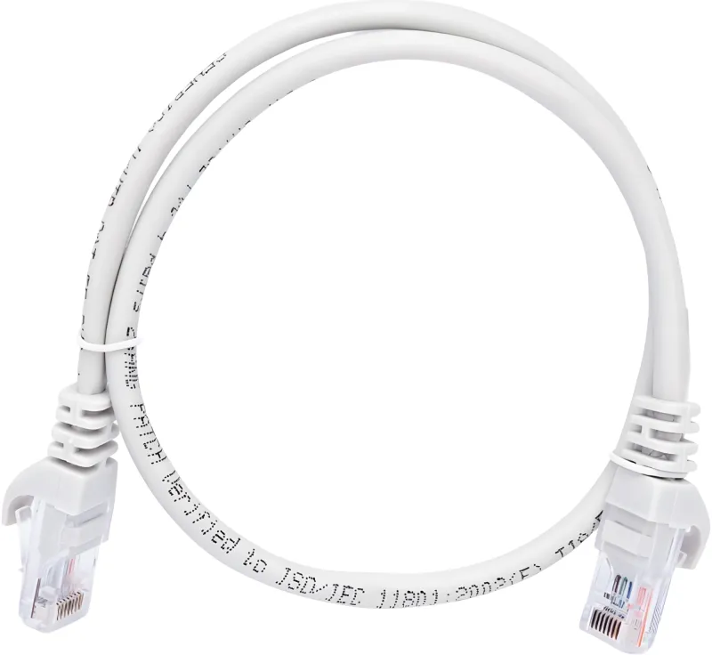 Патч-корд ITK PC01-C5EU-05M UTP RJ-45 вил.-вилка RJ-45 кат.5E 0.5м серый ПВХ