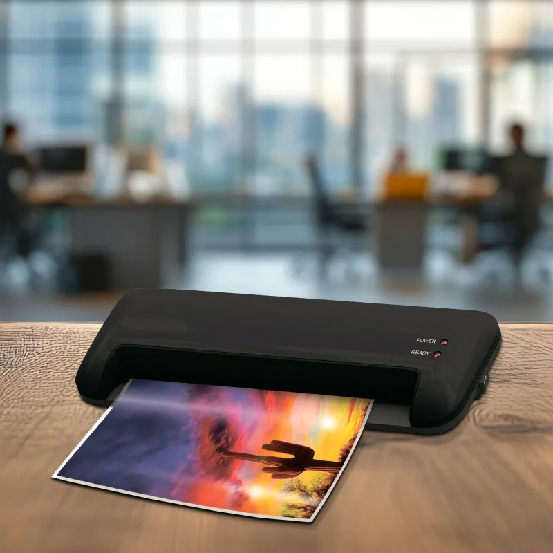 Ламинатор Cactus CS-LAB-A4400B черный A4 (80-125мкм) 40см/мин (2вал.) лам.фото реверс