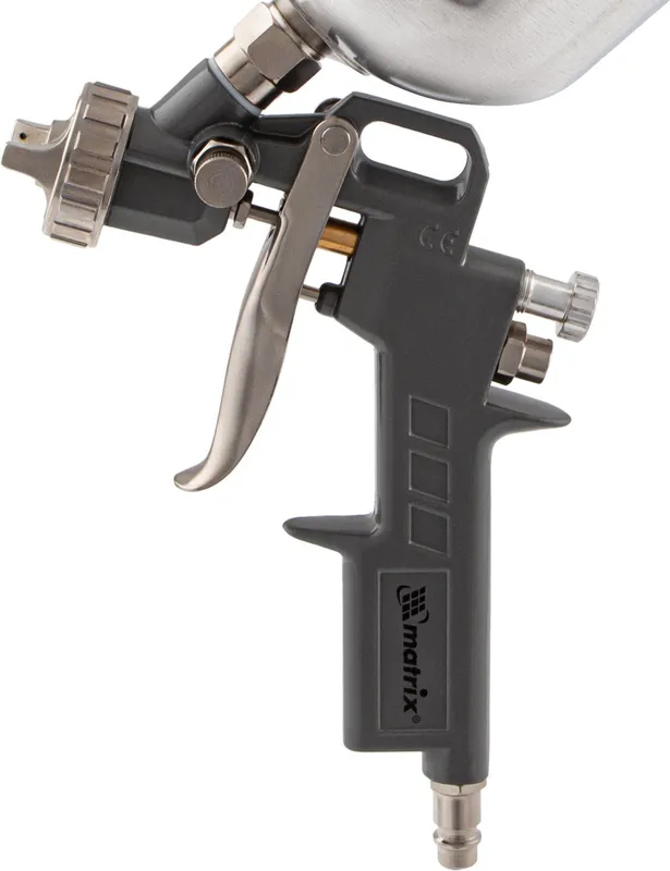 Краскораспылитель Matrix 57315 230л/мин соп.:1.8мм бак:1л серебристый