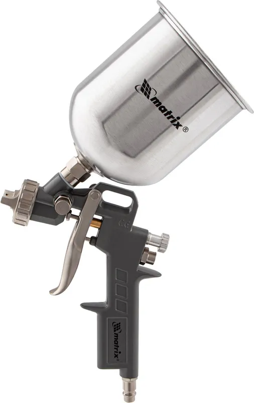Краскораспылитель Matrix 57315 230л/мин соп.:1.8мм бак:1л серебристый