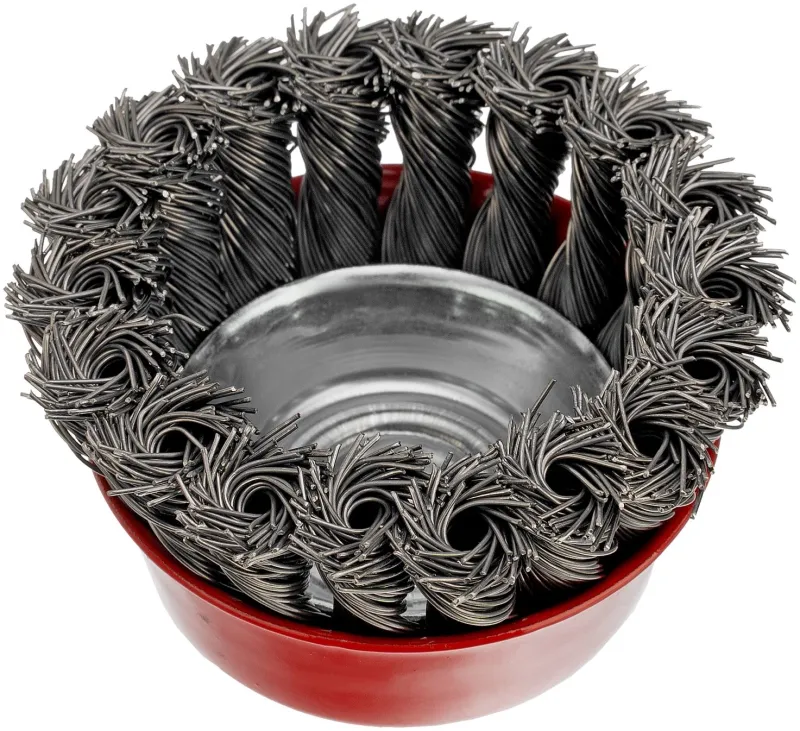 Щетка дисковая по мет. Matrix 74624 d=75мм d(посад.)=14мм (угловые шлифмашины) (упак.:1шт)