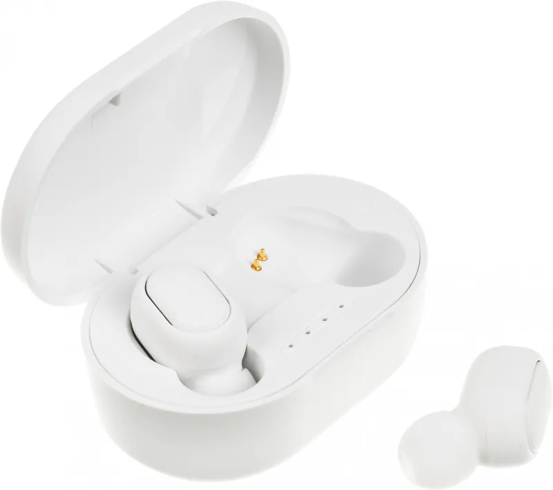 Гарнитура вкладыши Rombica Mysound Play белый беспроводные bluetooth в ушной раковине (BT-H030)