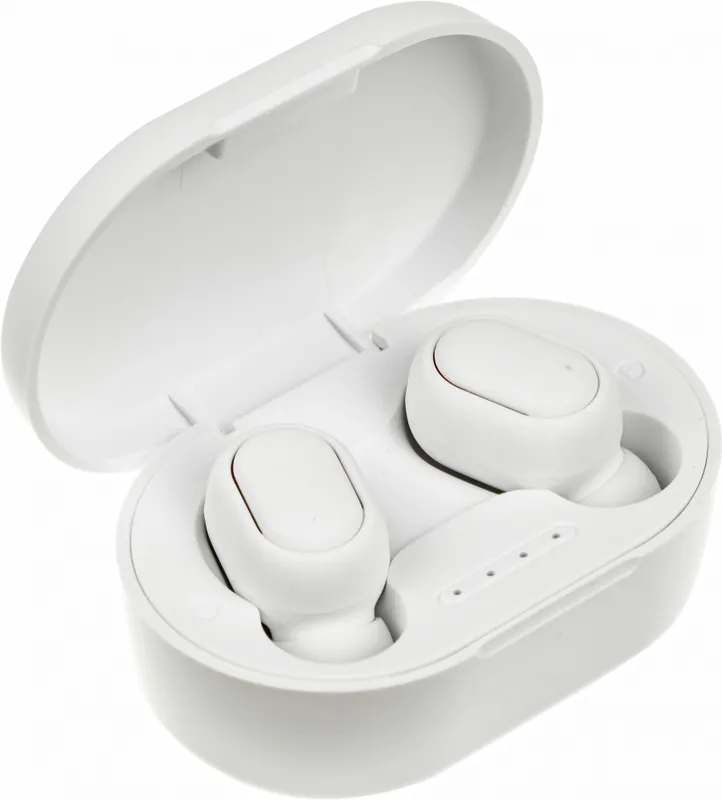 Гарнитура вкладыши Rombica Mysound Play белый беспроводные bluetooth в ушной раковине (BT-H030)