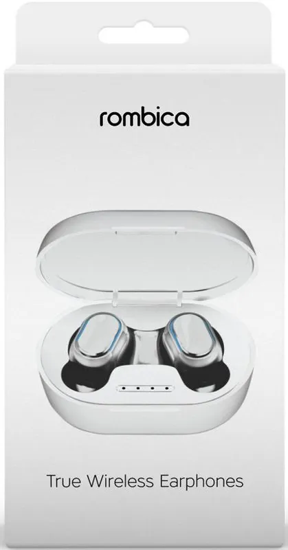 Гарнитура вкладыши Rombica Mysound Play белый беспроводные bluetooth в ушной раковине (BT-H030)