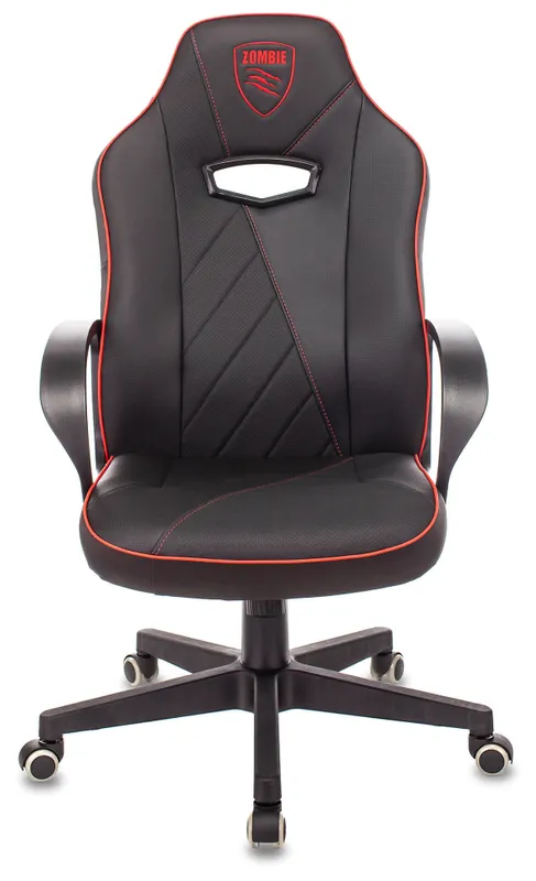 Кресло игровое Zombie VIKING XS черный эко.кожа крестов. пластик