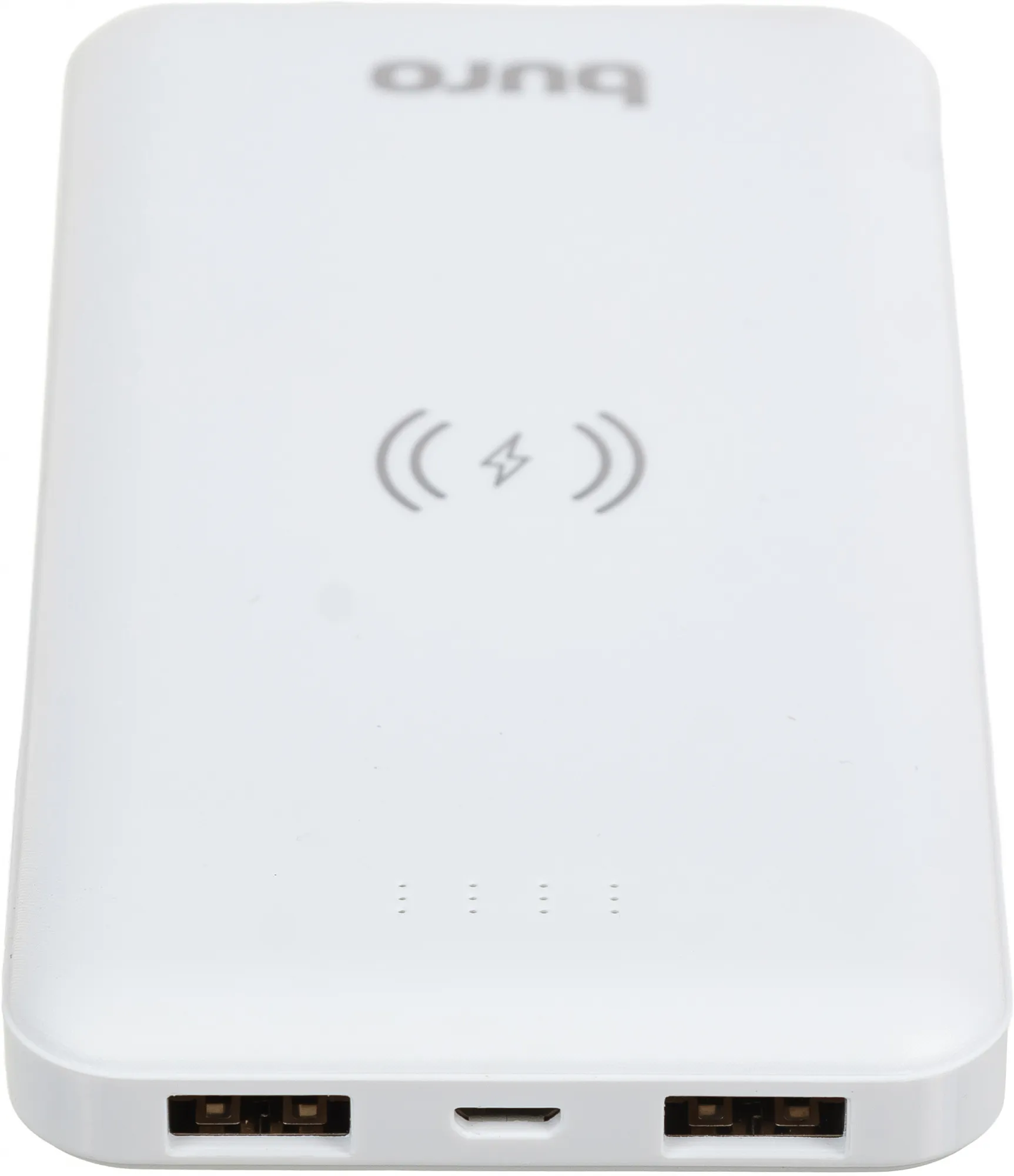 Мобильный аккумулятор Buro BPW10E 10000mAh 2A беспров.зар. белый (BPW10E10PWT)