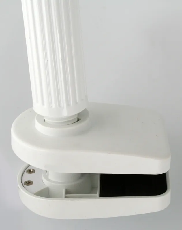 Светильник Camelion KD-814 C01 (12845) настольный на струбцине/основание белый 7Вт