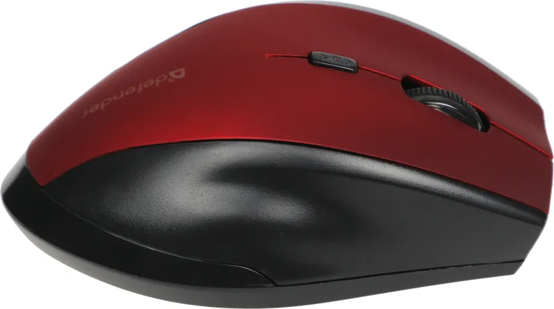 Мышь Defender Accura MM-365 красный оптическая 1600dpi беспров. USB 5but (52367)