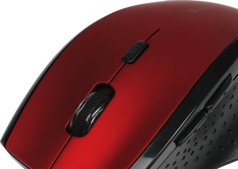 Мышь Defender Accura MM-365 красный оптическая 1600dpi беспров. USB 5but (52367)