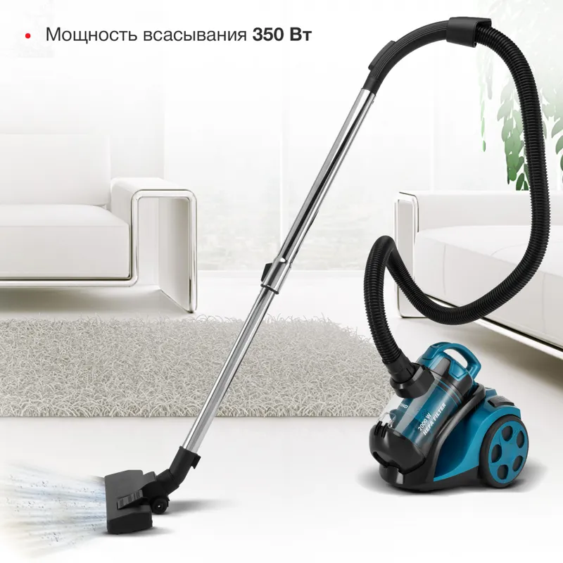 Пылесос Starwind SCV5630 2000Вт бирюзовый