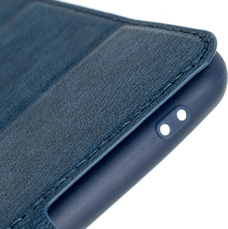 Чехол (флип-кейс) DF для Huawei P Smart (2021) hwFlip-91 синий (DF HWFLIP-91 (BLUE))