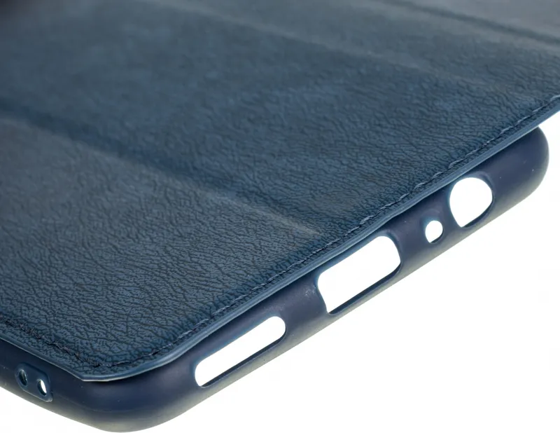 Чехол (флип-кейс) DF для Huawei P Smart (2021) hwFlip-91 синий (DF HWFLIP-91 (BLUE))