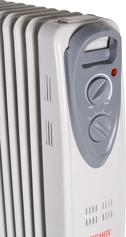 Радиатор масляный Ресанта ОМ-9А 2000Вт белый
